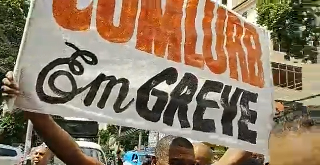 Greve! Garis do Rio de Janeiro não se intimidam e mostram o caminho para enfrentar a crise criada pelos patrões e governos!