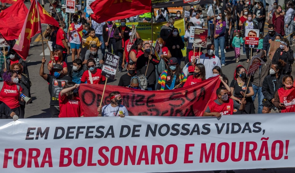 1º de Maio: Fora Bolsonaro e Mourão já! Por empregos, salários e direitos! Ditadura nunca mais!