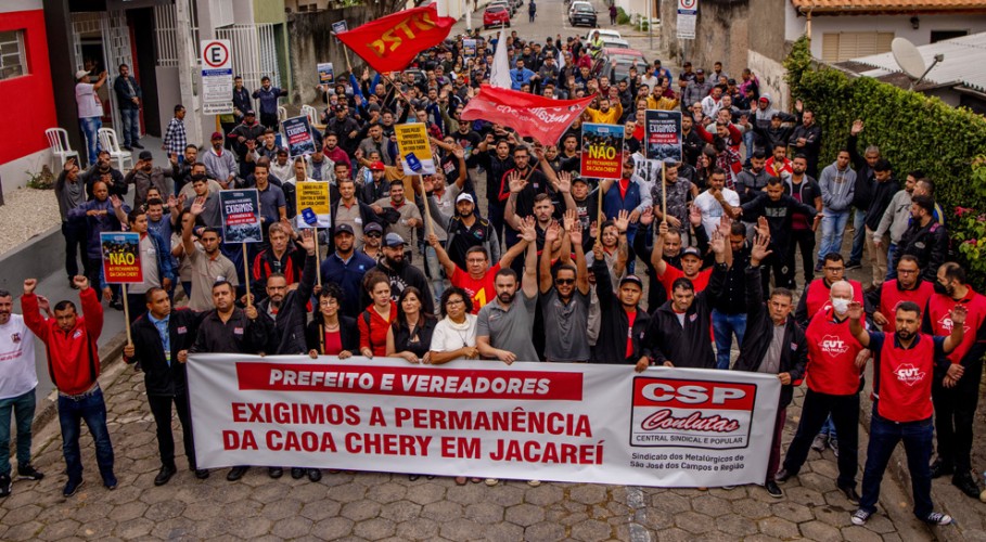 Jacareí (SP): Na luta, demissões são suspensas na Caoa Chery