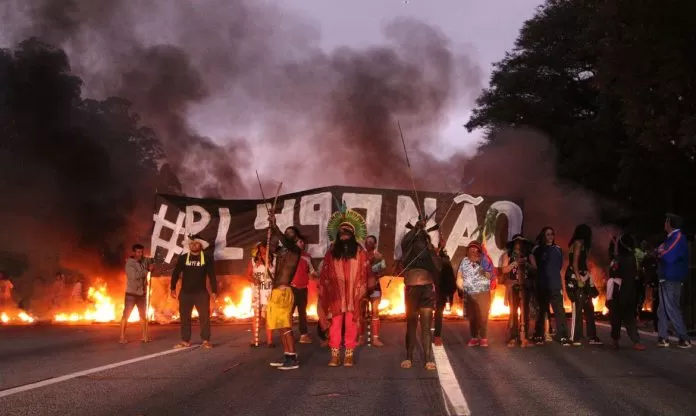 Ruralistas querem urgência na votação do Marco Temporal no Senado. Vamos às ruas dizer não!