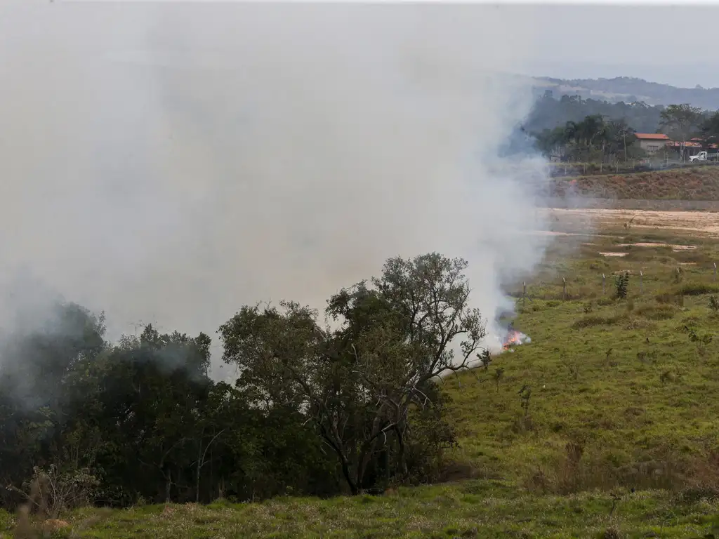 O  agro é fogo e destruição