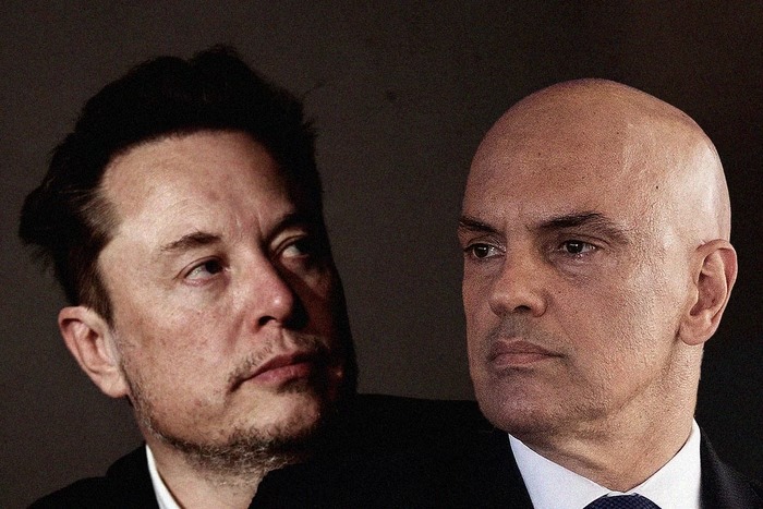 Elon Musk e Alexandre de Moraes